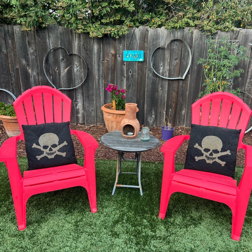 Beaded SKULL CUSHIONS